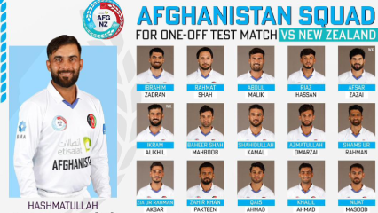 ACB Name Squad for the one off test match against New Zealand