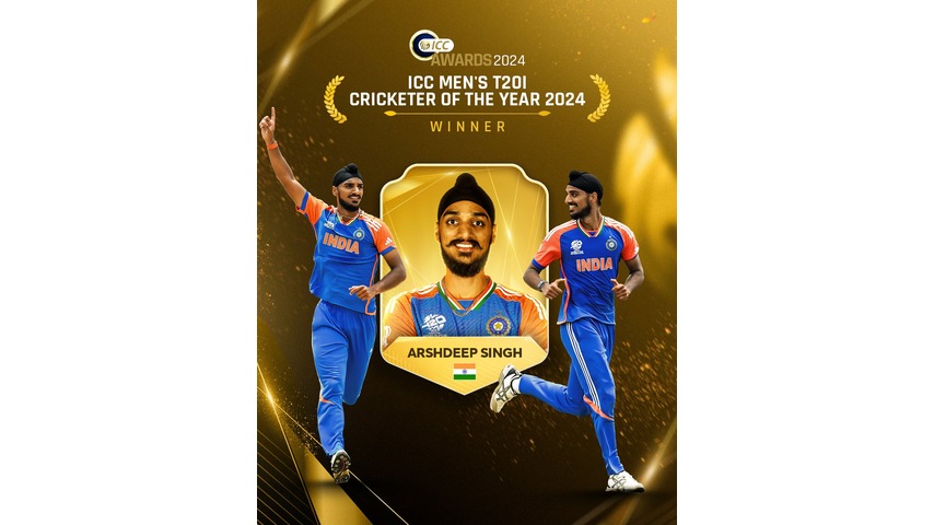 Arshdeep Singh and Amelia Kerr Shine as ICC T20I Cricketers of the Year 2024