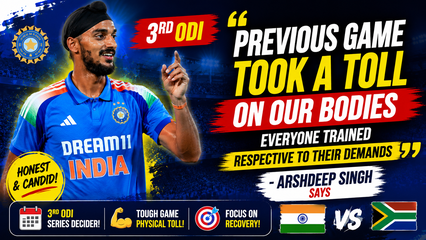Arshdeep Singh Reveals How India Managed Fatigue Ahead of Third ODI Against Afghanistan
