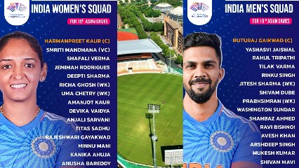 India’s squad for 19th Asian Games Hangzhou 2022