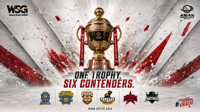 Asian Legends League 2026 Live Streaming in India | Former International stars from across Asia for an exciting T20 tournament.