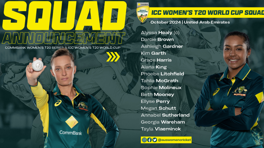 Australia name squad for CommBank Women | T20 Series | ICC Women T20 World Cup