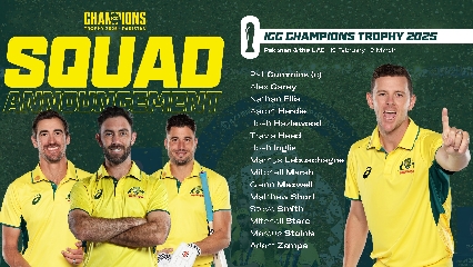 Australia squad for Champions Trophy 2025 - List of players with Schedule