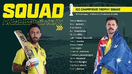 Australia Squad for Champions Trophy 2025: Smith to Lead a Revamped Team