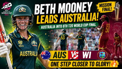Australia Women vs West Indies Women Beth Mooney Guides Australia Into Eighth Womens T20 World Cup Final
