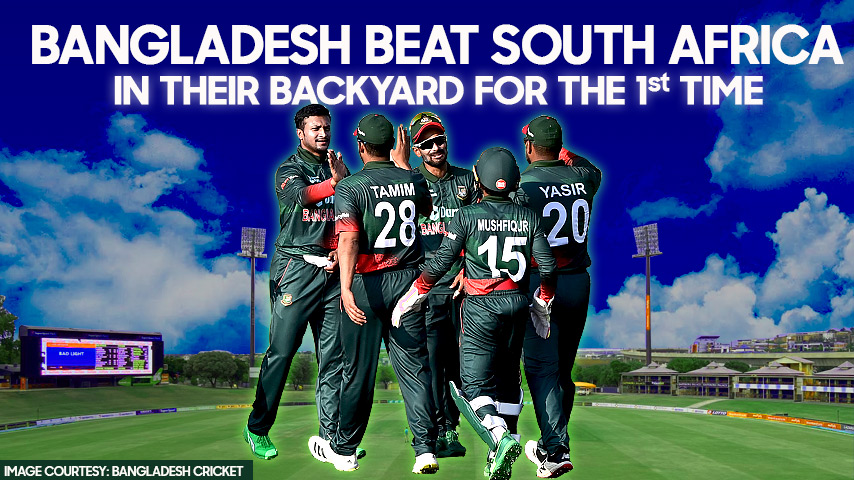 Bangladesh beat South Africa in their Home soil for the first time in 20 Years