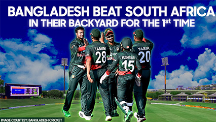 Bangladesh beat South Africa in their Home soil for the first time in 20 Years