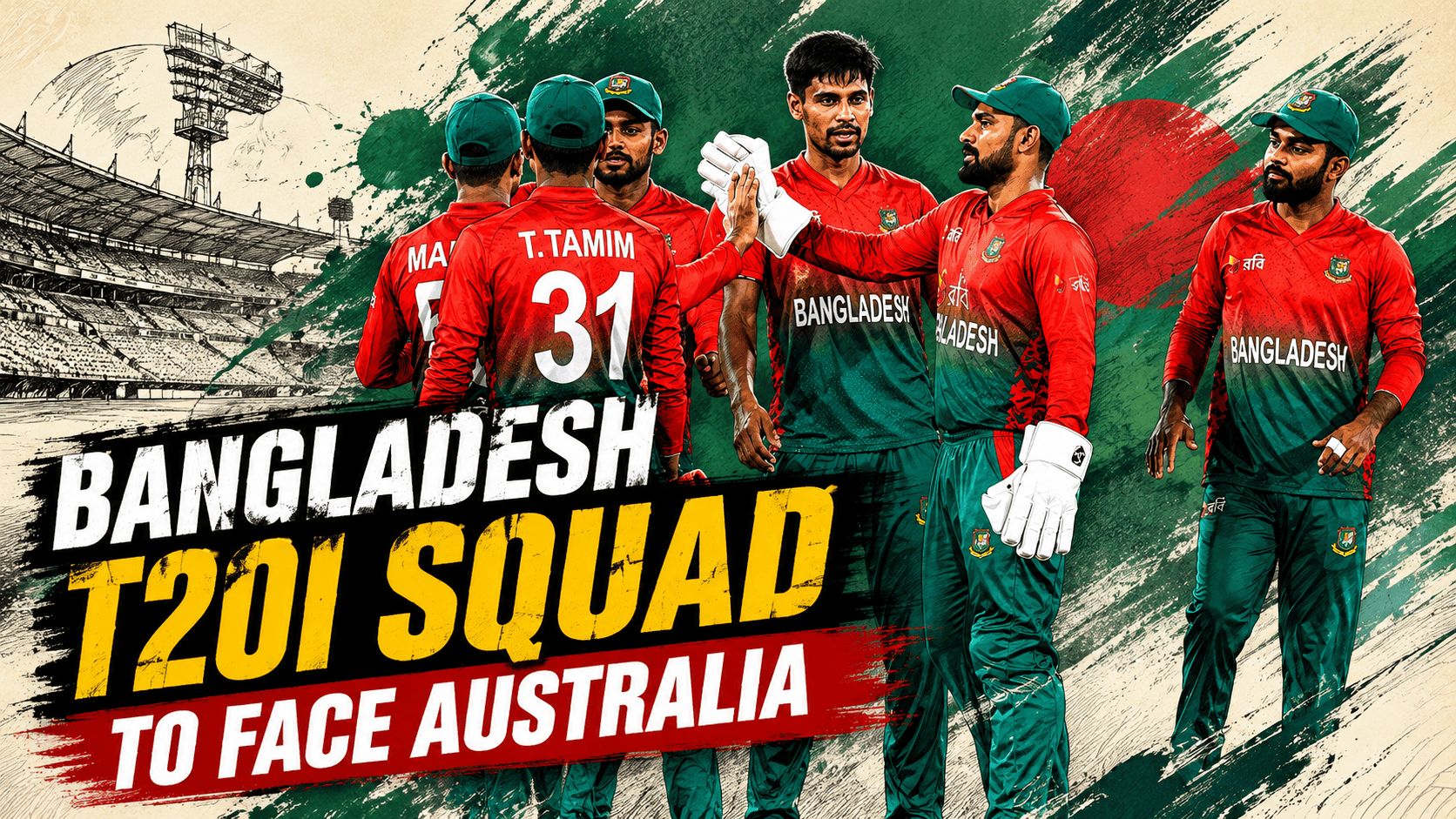 Bangladesh Announce T20I Squad for Australia Series as Litton Das Set to Lead Young Team