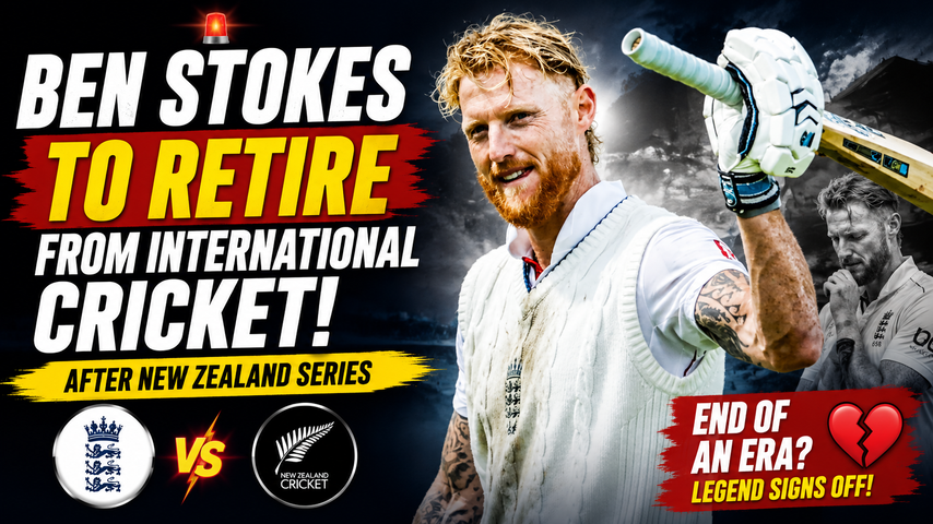 Ben Stokes Retirement Ben Stokes to Retire from International Cricket After New Zealand Series