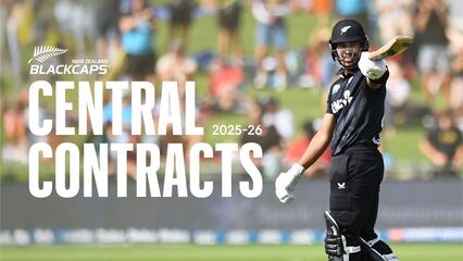 BLACKCAPS Central Contracts 2025-26: Hay, Abbas, Foulkes, Ashok Earn First Deals