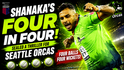 Dasun Shanaka Stars as Seattle Orcas Seal Thrilling Win