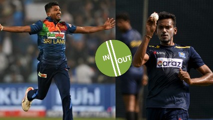 Dushmantha Chameera has been replaced by Dilshan Madushanka.