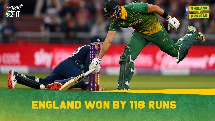 South Africa beaten in 2nd ODI as England level series at 1-1