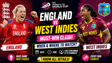England vs West Indies Womens T20 World Cup Live Streaming and Match Preview