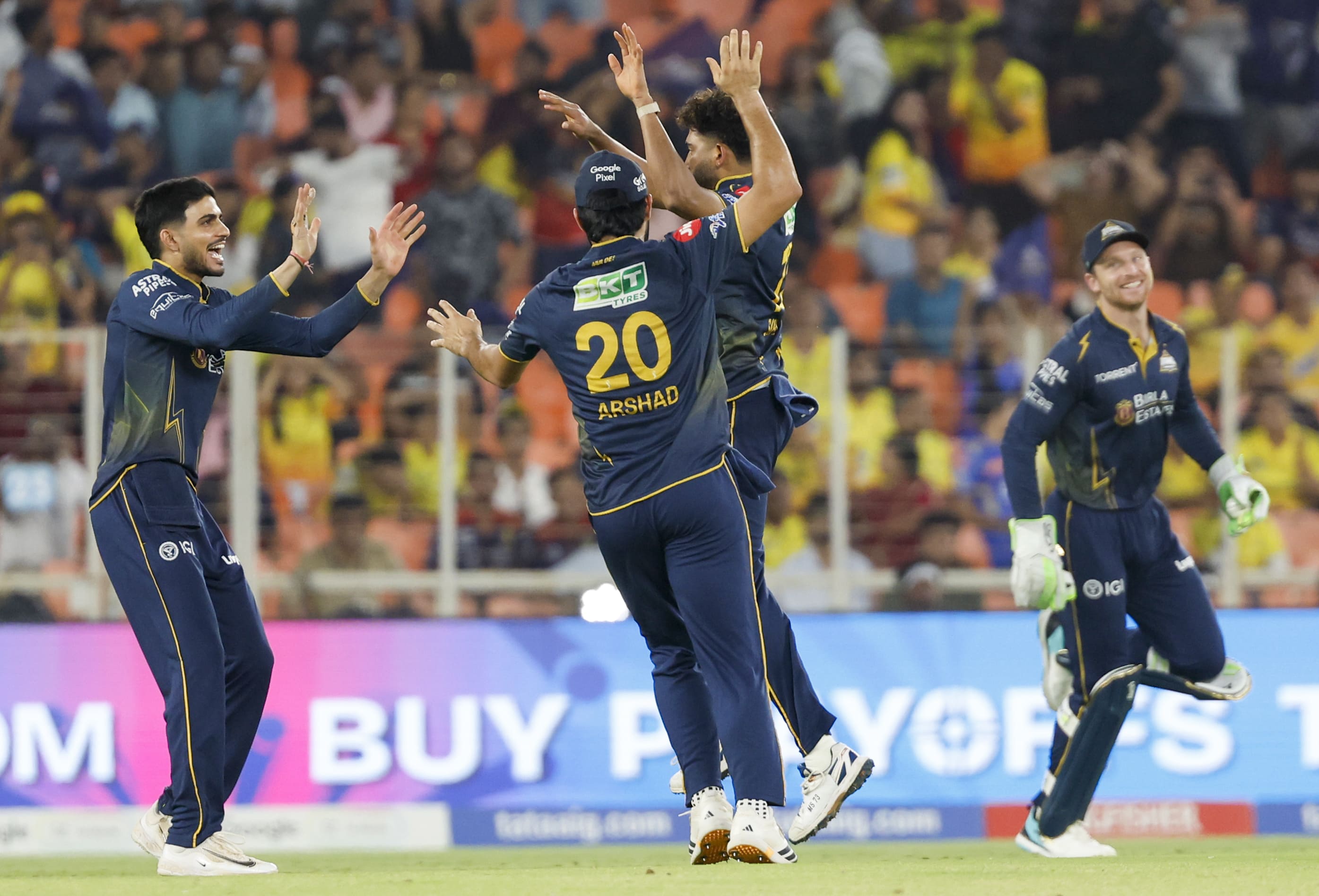 GT vs CSK IPL 2026 Highlights: Mohammed Siraj, Sai Sudharsan and Jos Buttler Destroy Chennai Super Kings in Ahmedabad Thriller