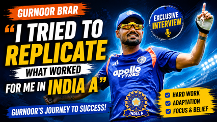 Gurnoor Brar Credits India A Experience for Strong Start to International Career
