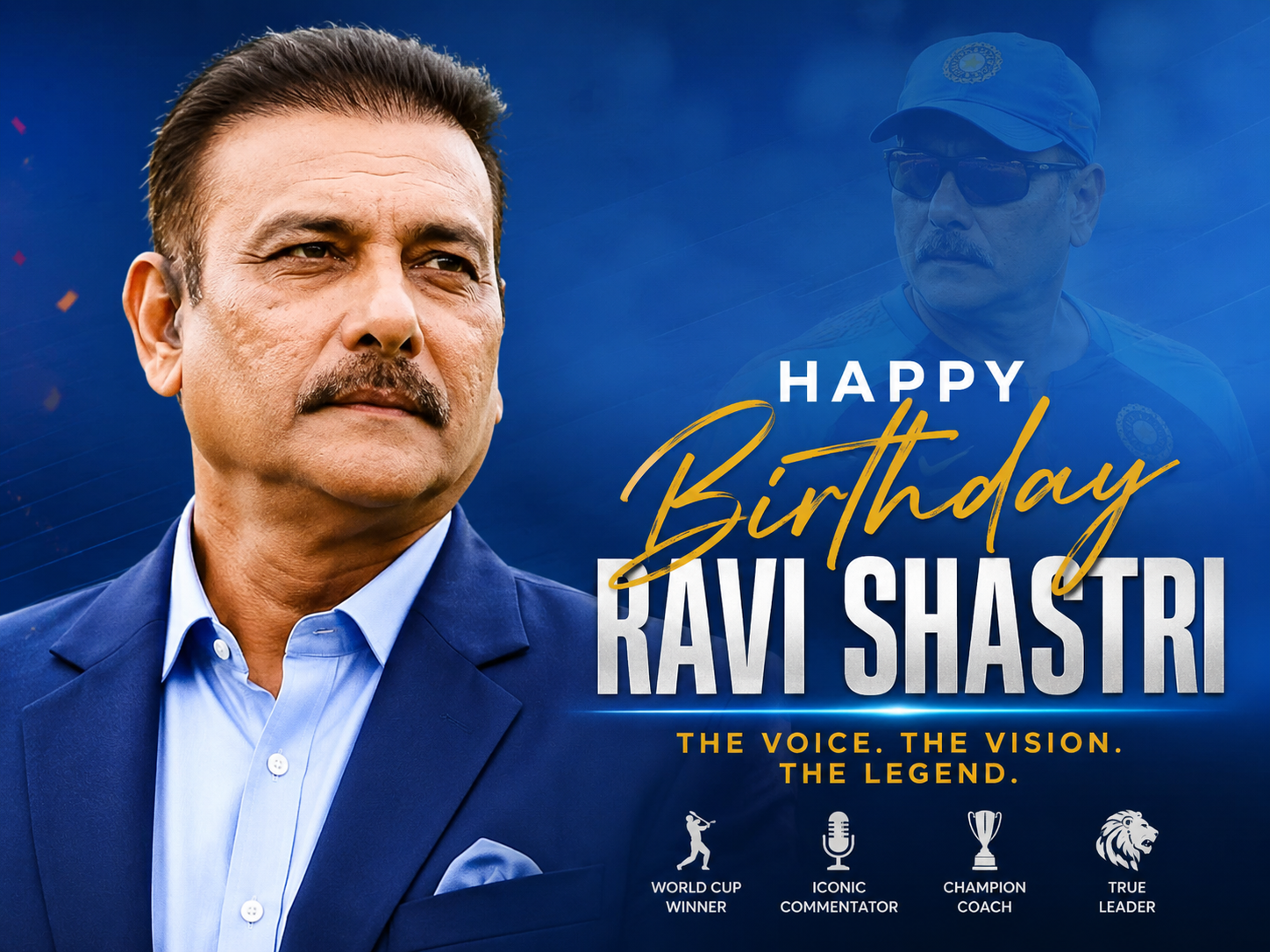 Happy Birthday Ravi Shastri: The Fearless Voice Who Changed Indian Cricket Forever