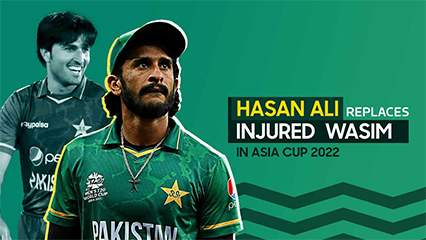 Hasan Ali replaces injured Mohammad Wasim Jr