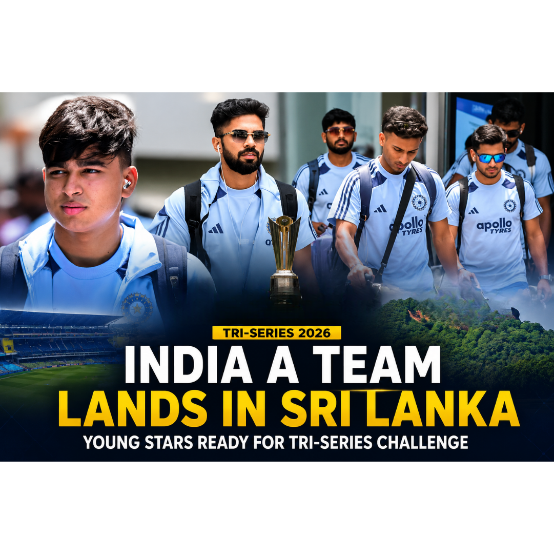 India A Team Lands in Sri Lanka for High-Voltage Tri-Series 2026 – Vaibhav Suryavanshi and Ruturaj Gaikwad in Spotlight