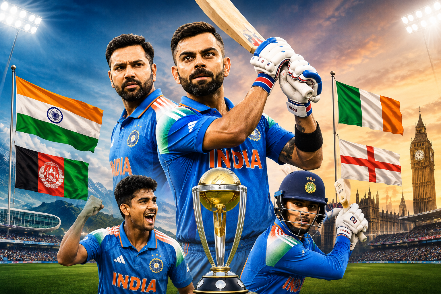 India Cricket Schedule 2026 After IPL Revealed – IND vs Afghanistan, Ireland & England Series Set for Massive Action