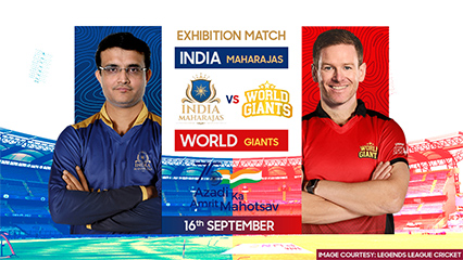 Indian Maharajas to take on World Giants in an exhibition match to Kick-off LLC Season 2