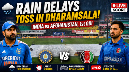 India vs Afghanistan 1st ODI Rain Delay Sparks Team Selection Debate| Live weather update