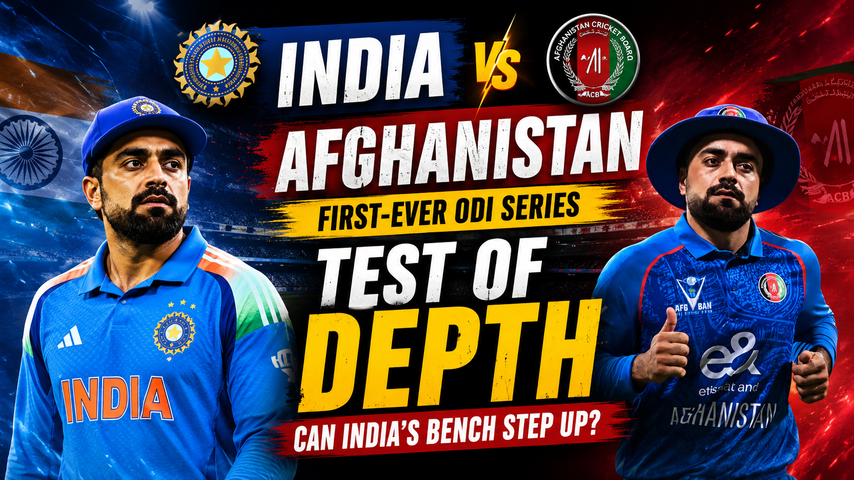India vs Afghanistan ODI Series Begins with Test of Squad Depth