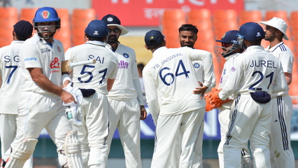 India vs Afghanistan Test Manav Suthar Shines On Dominant Day