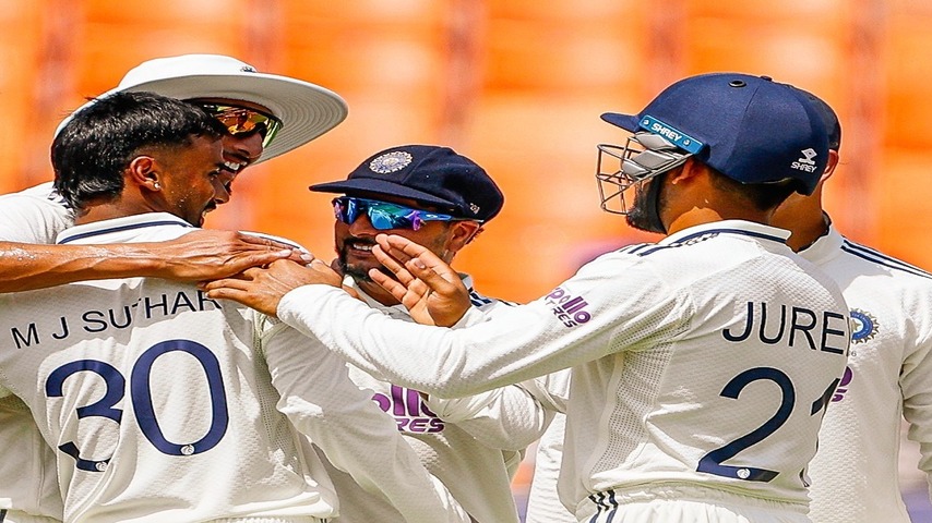 India vs Afghanistan Test Manav Suthar Strikes on Debut at Tea