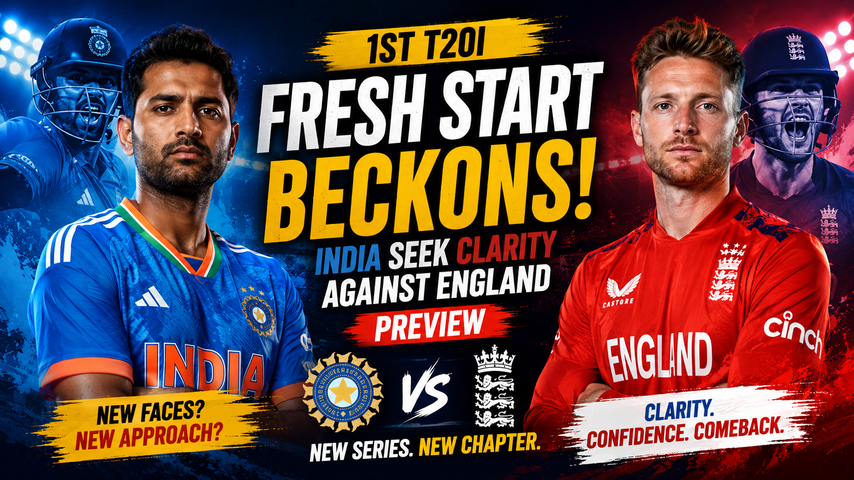 India vs England 1st T20I Preview India Eye Fresh Start in Crucial Series Opener