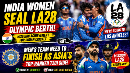 India Women Qualify for LA28 Olympics as Men Face Rankings Race for Direct Spot