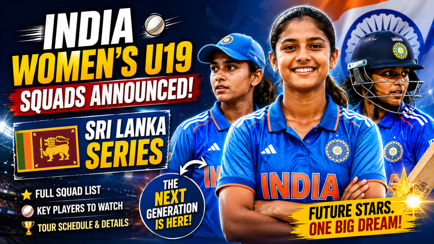 India Womens U19 Squad Announced for Sri Lanka Series 2026