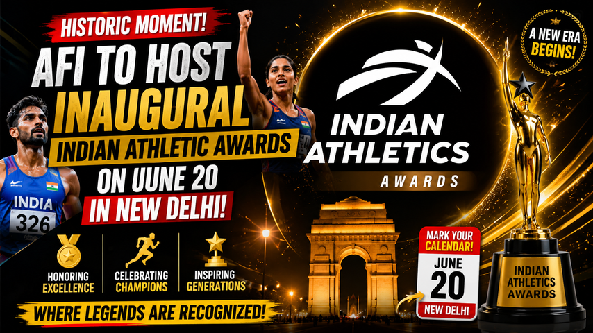 Indian Athletic Awards 2026 AFI Set to Honour Excellence