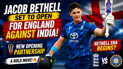 Jacob Bethell Set to Open for England Against India in ODIs