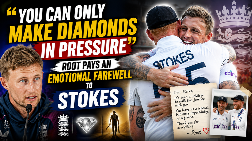 Joe Root Pays Emotional Tribute After Ben Stokes Retirement Says Pressure Created a Diamond