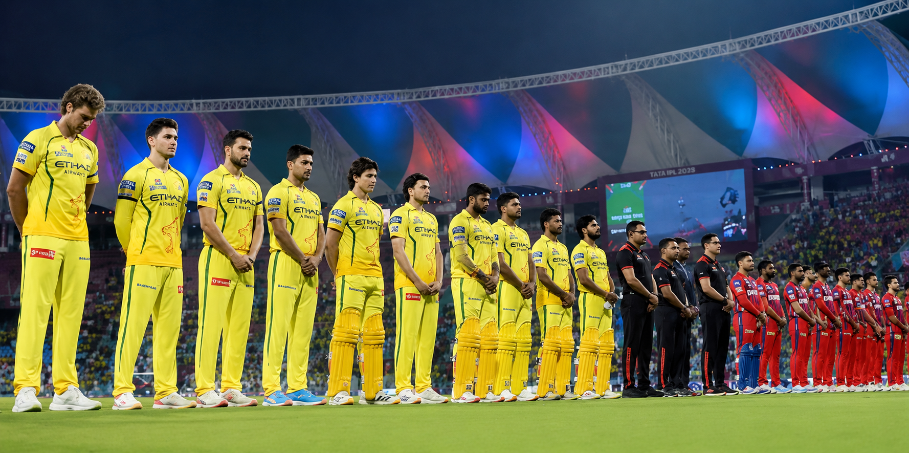 LSG vs CSK IPL 2026: Ekana Stadium Observes Minute’s Silence for Uttar Pradesh Storm Victims Before Match