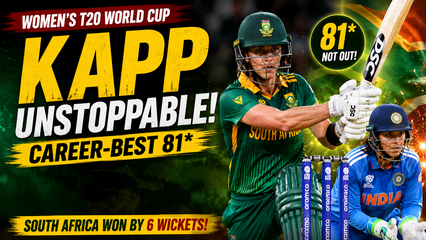 Marizanne Kapp Powers South Africa to Thrilling Win Over India in Womens T20 World Cup