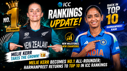 Melie Kerr Reclaims Number One Spot In ICC Womens T20I Rankings
