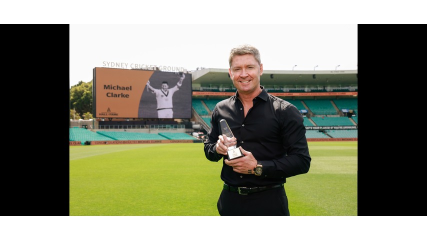 Michael Clarke Inducted into Australian Cricket Hall of Fame