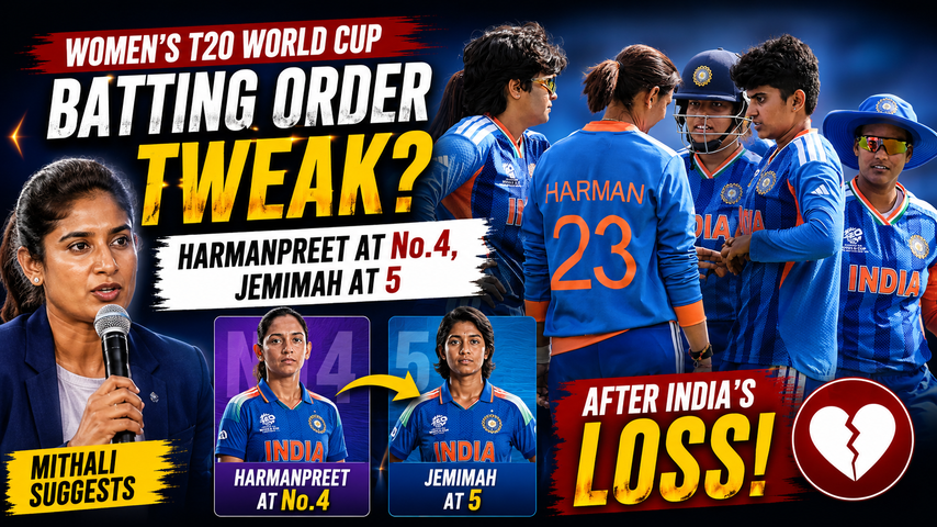 Mithali Raj Suggests Harmanpreet Kaur Batting Order Change After India Women T20 World Cup Loss