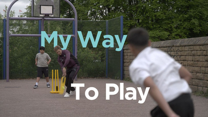 My Way To Play campaign: England stars play street & beach cricket