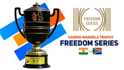 "Honoring both countries' leaders, for their contributions to nonviolently achieving independence" | Gandhi – Mandela Series