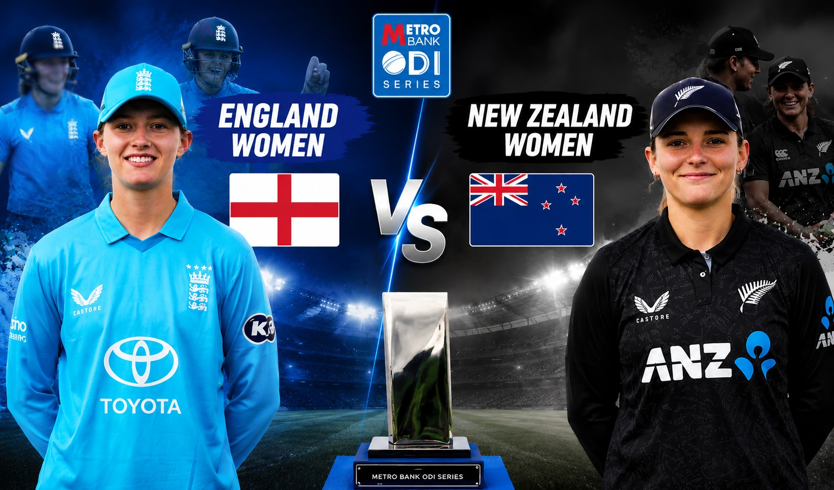 New Zealand Women Beat England Women by 17 Runs in Rain-Hit 3rd ODI at Cardiff