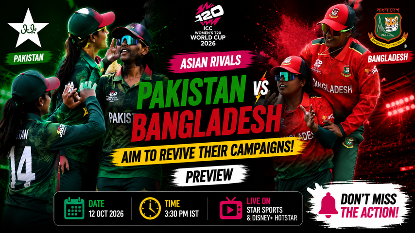 Pakistan vs Bangladesh Women Preview as Asian Rivals Fight to Revive T20 World Cup Campaigns