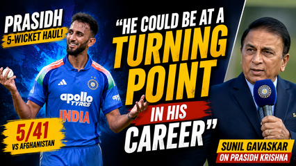 Prasidh Krishna Five Wicket Haul Marks Career Turning Point Says Sunil Gavaskar