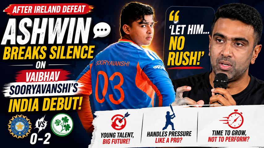 R Ashwin Backs Vaibhav Sooryavanshi Patience Says India Should Not Rush Teen Star Debut