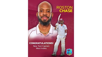 Roston Chase Appointed West Indies Test Captain After Innovative CWI Selection Process