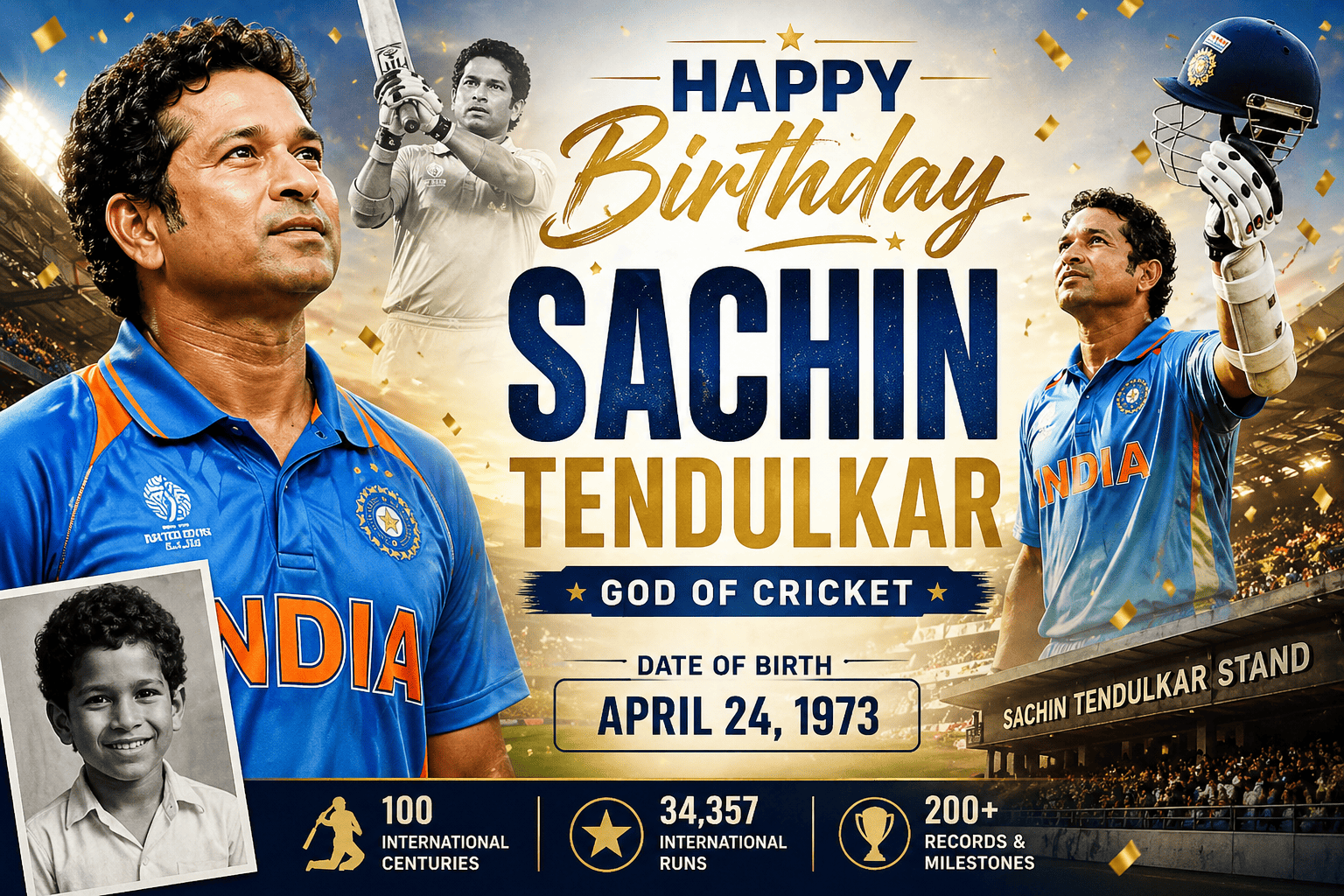 Sachin Tendulkar Birthday Special: The Sharjah Desert Storm That Turned a Genius into a Legend
