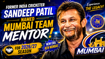 Sandeep Patil Appointed Mumbai Cricket Team Mentor for 2026 27 Domestic Season
