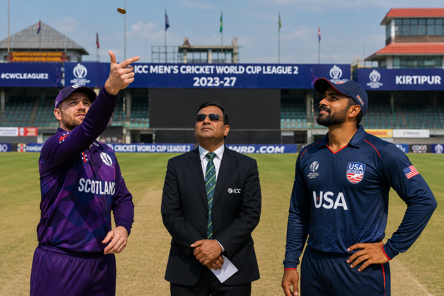 SCO vs USA ICC Cricket World Cup League Two 2026: Scotland Face United States in Crucial League Clash